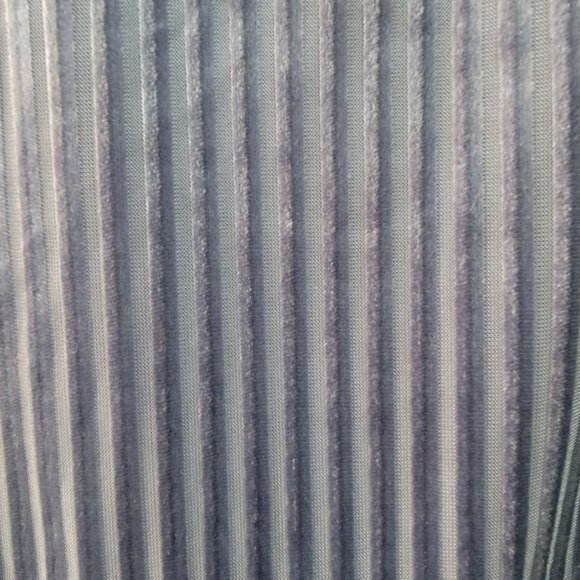 ✨Forever 21 Size S Women's Velvet Scoop Back striped party dance Dress Purple - Picture 7 of 7